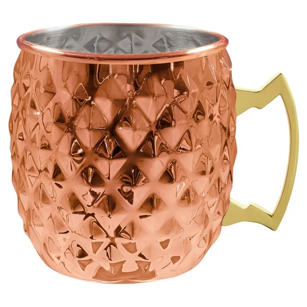 Moscow Mule bögre gyémánt mintával 560 ml